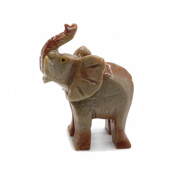 Elephant Soapstone Statue